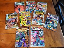 LOT of 9 BRONZE AGE MARVEL COMICS GOOD 1977-78 Fantastic 4 Howard The Duck Thor picture