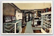 c1920s Fort Ticonderoga Museum Fort Carillon Interior New York NY PC Postcard picture