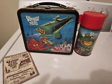 Vintage Voyage To The Bottom Of The Sea Lunchbox And Thermos 1967 W/ Movie Note picture