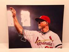 Mark McGwire Cardinals Signed Autographed Photo Authentic 8x10 picture