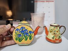 2 Pcs. Miniature Enamel Teapot picture