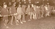 LG34 1972 Wire Photo HOODED RIOTERS MARCH TOWARD POLICE IN ROME CIVIL RIGHTS picture