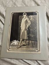 Vintage Deco Era Fashion Photo Advertisement LH Pierce Textile Blouse & Skirt picture