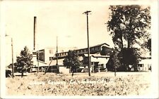 GIBSON CITY, IL, CANNING FACTORY real photo postcard ILLINOIS 1920s antique rppc picture