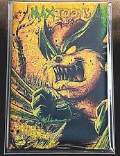 Max Toons Wolverine/Tazmanian Devil Homage Trade Variant GOLD Pixel Foil #1/1  picture