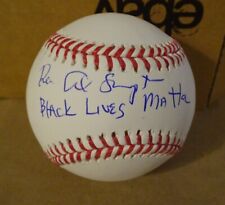 Autographed REV AL SHARPTON Signed Baseball BLACK LIVES MATTER - BECKETT BAS COA picture