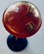 c.1940s Novelty Shaker Game w Mini Celluloid Dice - Gambling, Board Games, RPG R picture