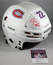COLE CAUFIELD SIGNED FULL-SIZE MONTREAL CANADIENS HELMET FS AUTOGRAPHED +JSA COA picture