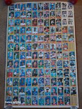 1987 Topps Uncut Sheet Of Baseball Cards, Man Cave, Wall Art, Vintage picture