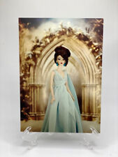 Brand New Silkstone Barbie in a Gorgeous Blue Gown Artprint/Postcard picture