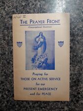Vintage WW ll Prayer Front Rosary Benediction Blessed Sacrament Active Service  picture