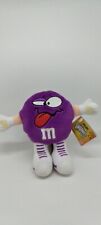 Vintage M&M's Mini Swarmees Purple Plush Stuffy New With Tags And Candy  picture