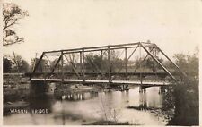 Wagon Bridge St. Joseph Illinois IL Saint Joseph 1910 Real Photo RPPC picture