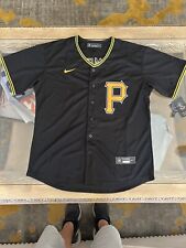 Roberto Clemente Jersey NEW Mens Large Black Stitched Pittsburgh Pirates picture