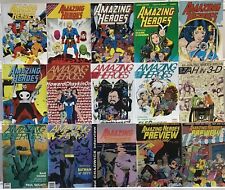 Amazing Heroes Comic Book Lot of 15 picture