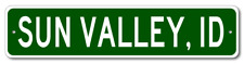 Sun Valley, Idaho Metal Wall Decor City Limit Sign - Aluminum picture