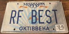 RF BEST Vanity License Plate Mississippi Canon Camera Lenses picture