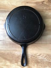 Vintage Unmarked No.5 Cast Iron Skillet Restored 3-Notch Heat Ring picture