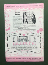 1951 Tom Arnold & Emile Littler  Latin Quarter Revue Theatre Programme picture