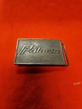 RARE Collector Polaris Offroad Vehicles 4-Wheeler Snowmobile Vintage Belt Buckle picture