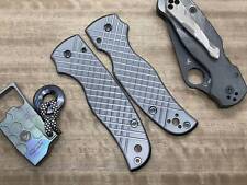 FRAG milled Black Zirconium Scales for SHAMAN Spyderco picture