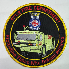 171st Air National Guard Pennsylvania Fire Crash US Air Force PA ANG Patch C4 picture