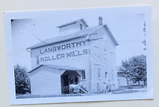 Bradford Pennsylvania PA Langworthy Roller Milles 1899 Postcard picture