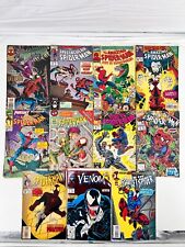 Marvel comics Lot of 11 The Amazing Spider Man and Web of Spiderman 1990 Venom picture