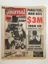Philadelphia Journal Tabloid March 26 1981 Vol 4 #92 NBA Sixer Julius Erving picture