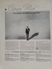 1935 National Hotel Management Co.  Fortune Magazine Print Ad 