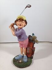 Doug Harris Russ Berrie Golf Figurine Caution Woman Driver picture