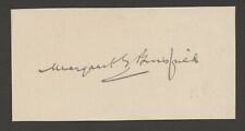 Margaret Bondfield d1953 signed autograph 2x4 cut Minister of Labour AB1082 picture