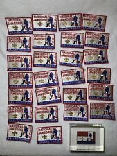 Vintage 1964 BSA National Jamboree Valley Forge Patches (26) And Paperweight picture