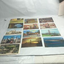 Vintage CALIFORNIA Beautiful City’s 12Postcards 1940's 50's Posted & Unposted picture
