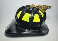 $1,900 MSA CAIRNS G 5A Black Leather Fire Display Helmet Size L Large G5A picture