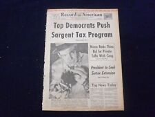 1969 MARCH 26 BOSTON RECORD AMERICAN NEWSPAPER- PUSH SARGENT TAX PROGRAM-NP 6341 picture