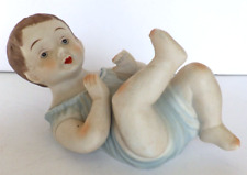 Vintage Piano Baby Bisque Porcelain Painted Figure 9