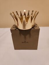 Vtg rare Hallmark Cards Gold Crown company HQ Ashtray or Candle Holder New W Box picture