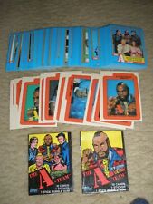 1983 Topps The A-Team Set 66 Cards w/Sticker Inserts and 2 Diff. Wrappers NrMt picture