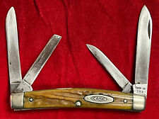 Vintage 1965-69 Case XX USA BEAUTIFUL Stag Handle 4 Blade 54052 Congress R175 picture