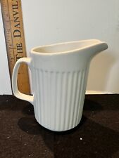 vintage small white ceramic pitcher made in England picture