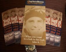 🔥 YOGI BERRA lot (6): Exclusive NJ Museum Bookmarks, Pin, Pamphlet Yankees HOF  picture