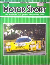 MOTOR SPORT MAGAZINE, JULY 1984 EIGHTH PENCE picture