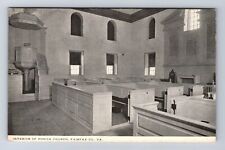 Lorton VA, Virginia, Interior Of Pohick Church, Fairfax County, Vintage Postcard picture