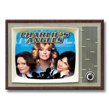CHARLIES ANGELS TV Show Classic TV 3.5 inches x 2.5 inches Steel FRIDGE MAGNET picture