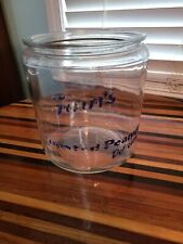 Vintage Tom's Toasted Peanuts Glass Jar Without Lid picture