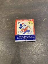 Vintage D.D. Bean & Son Matches Mickey Mouse 1000 Stamps, Jeffrey New Hampshire picture