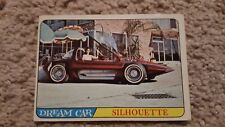 1968 Topps Hot Rods Custom Dream Cars Gray Back Card 36 Silhouette picture