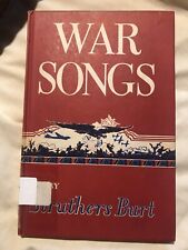 War Songs Struthers Burt 1942 Vtg Militaria Red Book picture