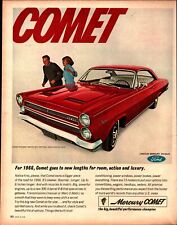 Original 1966 Mercury Comet Car Magazine Ad 'Room, Action, Luxury' e6 picture